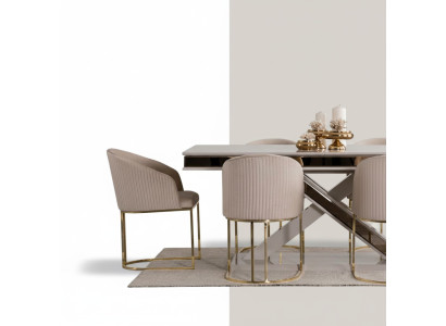 Luxury dining table chair, armchair, furniture, furnishings, seat cushion, chairs