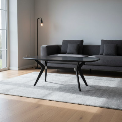 Black dining table 160x85 dining room table dining tables tables furniture wood