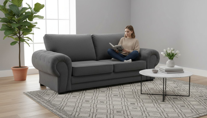 Luxury sofa couch upholstered sofas upholstered furniture three-seater fabric velvet