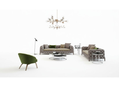 Chesterfield sofa set four-seater sofas luxury couches armchair furniture sofa