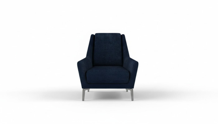 Blue Relax Armchair Modern Single-Seater Living Room Furniture Club Chair New