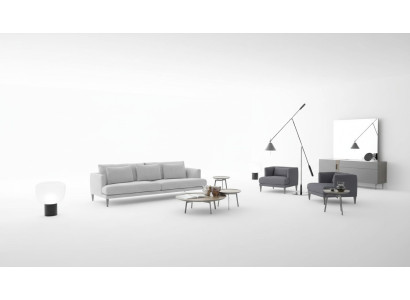 Gray Upholstered Group Set Couch Ensemble Sofa Furnishing Luxury Furniture New