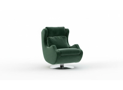 Green armchair living room furniture single-seater stylish cocktail chair modern