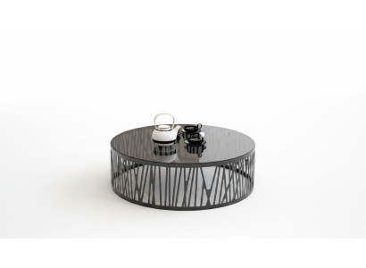 Modern designer coffee table glass table side tables set living room