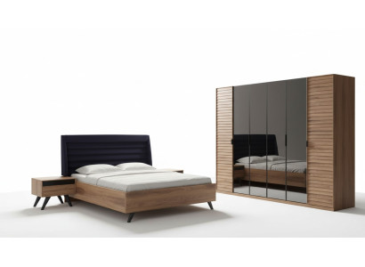 Large bedroom set, bedroom furniture, wardrobe, bed, nightstands