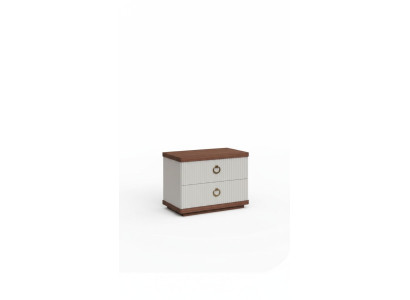 White bedside table with drawers wooden furniture modern luxury bedroom furniture