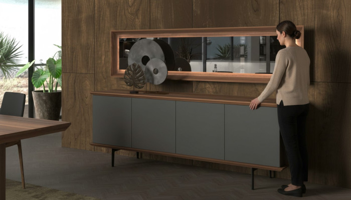 Luxury mobile display cabinet