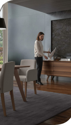 Chair Upholstered Furniture Single-Seater Kitchen Chairs Dining Chair Designer Furniture