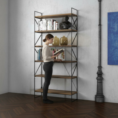 Wall shelf modern bookshelf living room shelf designer wooden furniture