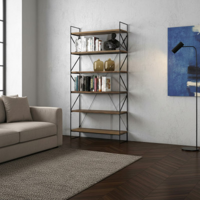 Wall shelf modern bookshelf living room shelf designer wooden furniture