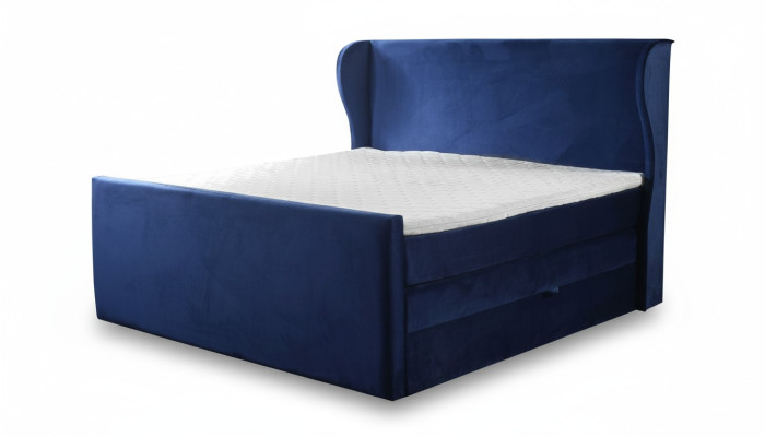 Bed double bed bedroom velvet upholstery beds design furniture upholstery