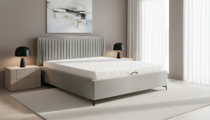 Beds, furniture furnishings for hotel hostel, elegant upholstered furniture beds