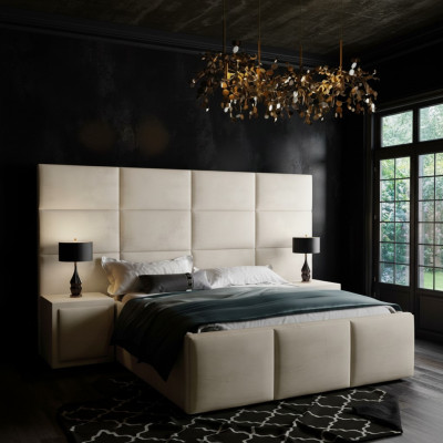 Double bed mattress beds design bedroom furniture interior 180x200cm