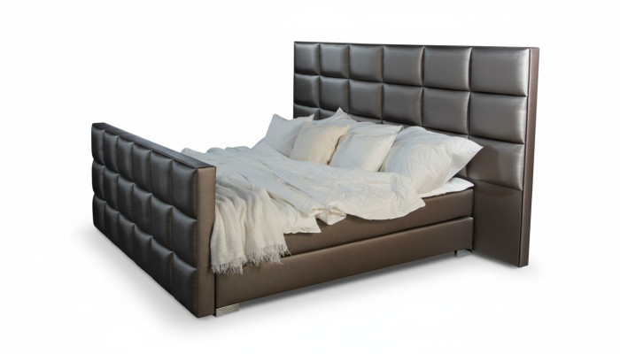 Gray Double Bed Modern Bedroom Beds Elegant Leather Beds New