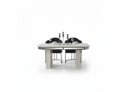 Beige Dining Table Design Tables Luxury Table Extendable Furniture Dining Room Furniture