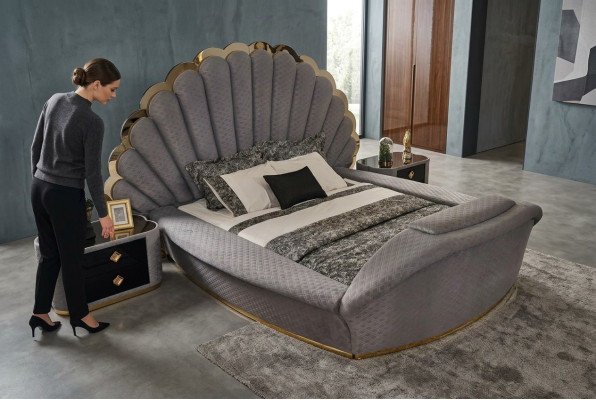 Luxury Bed Design Beds Furniture Double Bed Bedroom Royal 200x200 cm