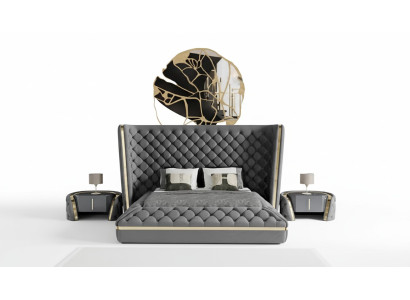 Luxury bedroom bed upholstery design luxury double hotel beds Chesterfield