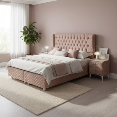 Beds hotel bed 160x200cm incl. mattress bed frame design soft bed