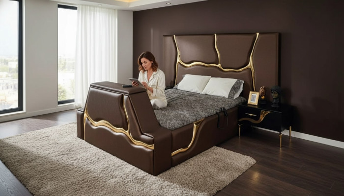 Design bed upholstery beds double bed marriage furniture luxury bedroom bed frame