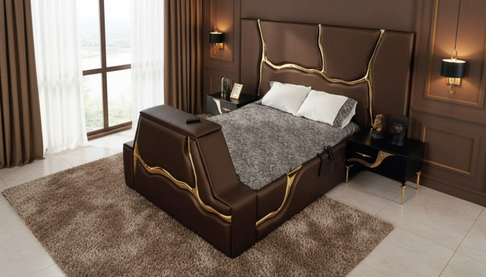 Design bed upholstery beds double bed marriage furniture luxury bedroom bed frame