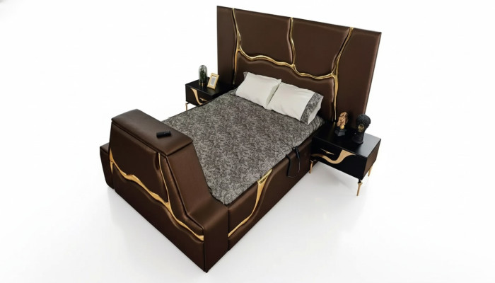 Design bed upholstery beds double bed marriage furniture luxury bedroom bed frame