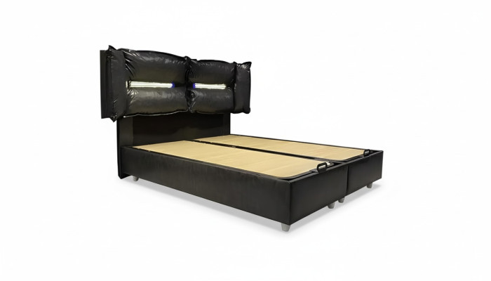 Wood Design Bed Double Luxury Marriage Modern Hotel Frame Sleep Room Beds