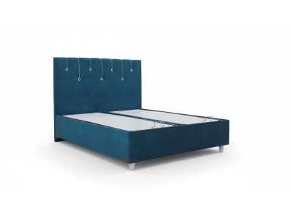Luxury bedroom bed double beds design furniture bed frame hotel turquoise