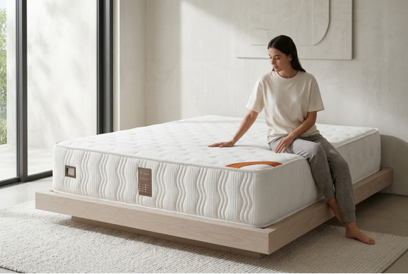 High-Quality Hotel Mattress 25cm King Size Extra Thick Mattress 160x200cm