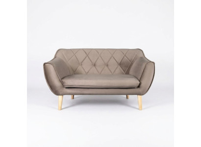 Refined 2-seater sofa in modern style by European furniture manufacturers