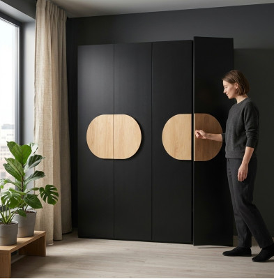 Wardrobe Grey Luxury Wood Bedroom Wardrobe Design Closet Wardrobe