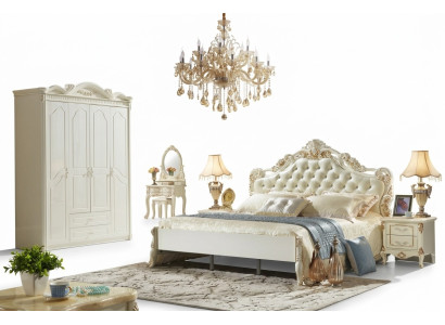 Wardrobe White Closet Wood Bedroom Design Classic Furniture