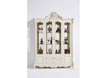 Antique style cabinet baroque glass cabinet cabinets furniture wood showcase
