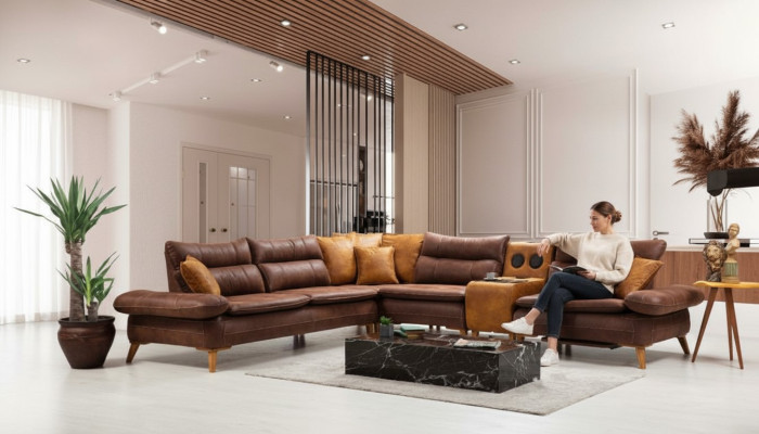 Bluetooth multifunctional sofa couch corner sofa sound system living landscape