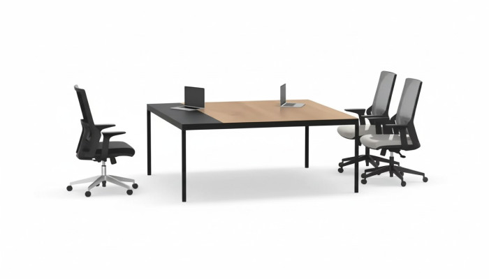 Solid wood desk for office