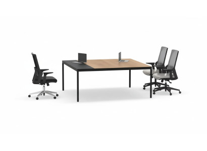 Solid wood desk for office