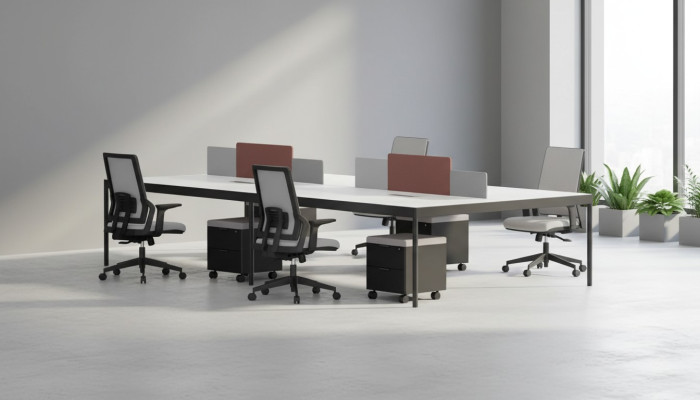 Modern large desk office furniture laptop table office workspace