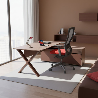 Desk office furniture executive desk wood furniture designer writing workspace
