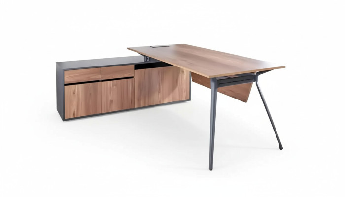 Corner desk wooden furniture work table