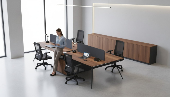 Large work desk office tables study room furniture solid wood furniture luxury