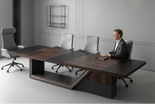 Large conference table, seminar table, meeting table, office furniture, modern