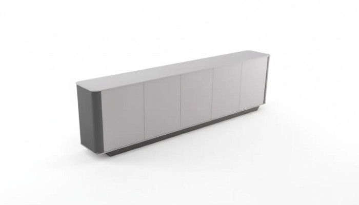 Sideboard Documents Modern Sideboard Cabinet Wood Office Cabinet Gray