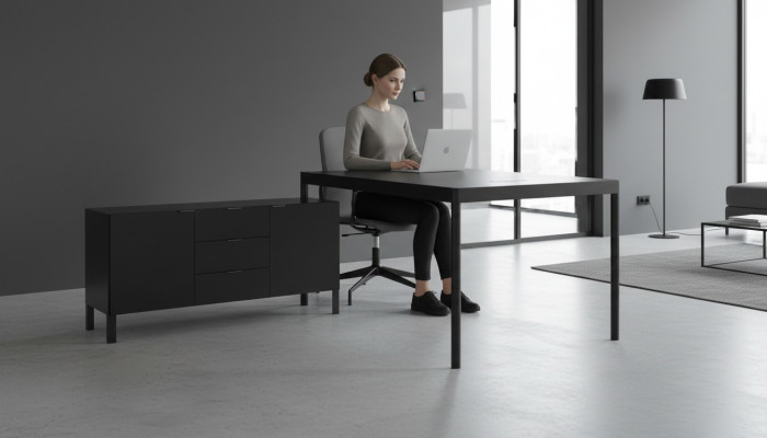 Corner desk work writing office table luxury class designer furniture tables