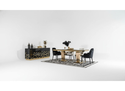 Dining table with 6 chairs, sideboard, dining tables, table, tables, chair set, group of 6-piece