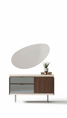 Bedroom Console Luxury Wood Cabinets With Glass Modern Design
