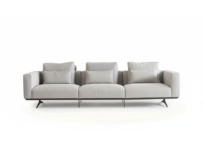 Living Room Design Sofa Set 4-Seater Couch White Upholstered Sofa New