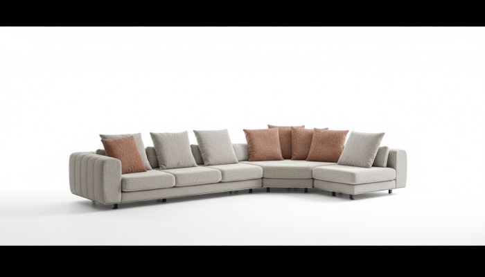 Living area sofa corner sofa design furniture couch L-shape new style modern