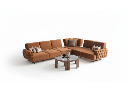 Living area sofa L-shape couch set design modern sofas corner sofa