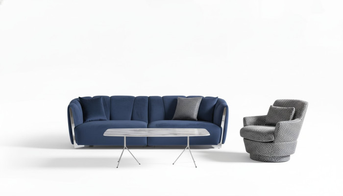 4+1 Seater Sofa Set Coffee Table Sofa Armchair Seat Luxury Set 3-piece new