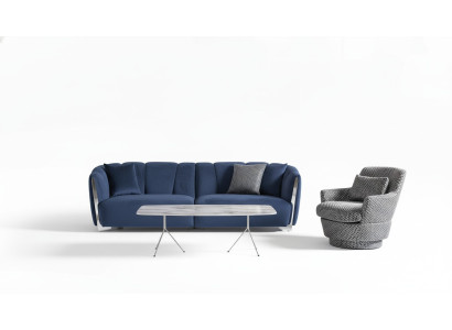 4+1 Seater Sofa Set Coffee Table Sofa Armchair Seat Luxury Set 3-piece new