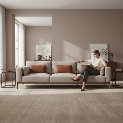 Living room 4-seater sofa design furniture couch sofa luxury couches